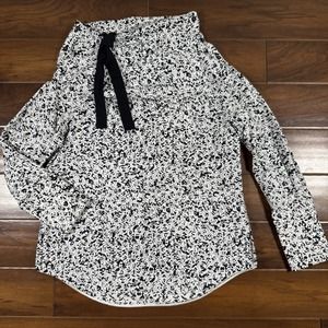 Proenza Schouler Women's Size 10 Popcorn Flower One Tie Shoulder Poplin Top‎